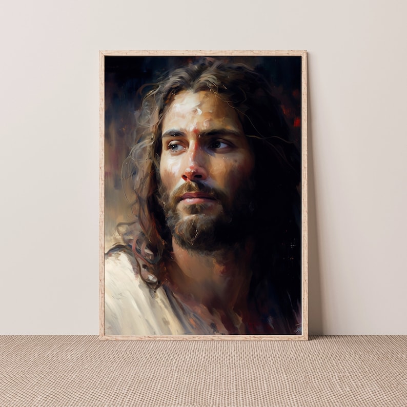 The Sacred Majesty: Jesus Christ Painting, Jesus Christ Artwork, Jesus ...