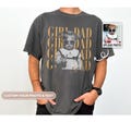 Custom Dad Vintage Photo Shirt, Custom Girl Dad Shirt, Personalized Fathers Day Shirt With Kids Photo, Funny Dad Shirt, Gift from Daughter