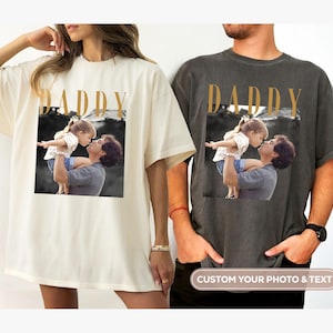 Custom Photo Dad Shirt, Custom Photo Comfort Colors Shirt for Dad, Father's Day Shirt, Fathers Day Gift 2025, Grandpa Gift, Dad Gift bild 7