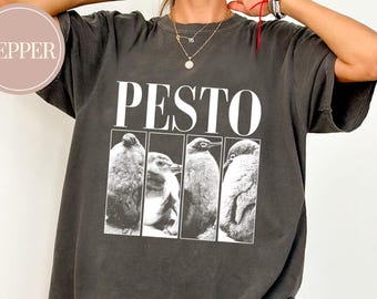Pesto Penguin Comfort Colors Shirt, Pesto The Penguin Shirt, Baby Pesto Funny Absolute Unit Sweatshirt, Pesto Lover Shirt,Penguin Lover Gift