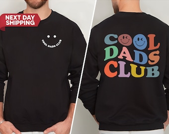 Cooles Dads Club-Shirt für Männer, lustiges Papa-Sweatshirt, Schwangerschaftsankündigungsgeschenk für Papa, cooles Papa-Shirt für frischgebackenen Papa, Vatergeschenke für Papa