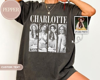 Custom Photo Girlfriend Shirt, Personalised Boyfriend Comfort Colors Shirt, Face Shirt, Bachelorette Surprise, Birthday Gift, Vintage Shirt