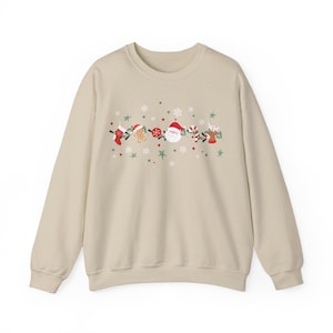 Family Christmas sweater, couple Christmas sweater, sweater women men sweater Christmas design Christmas family sweatshirt family outfit Sand
