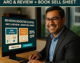 Author Book Launch Kit: ARC Review & Media Pitch Templates (2 DIY PDFs)