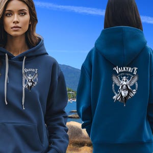 Valkyrie Norse Mythology Hoodie: Trendy Unisex Viking Sweatshirt