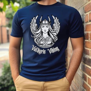 Retro Valkyrie Viking T-Shirt: Norse Mythology Unisex Tee