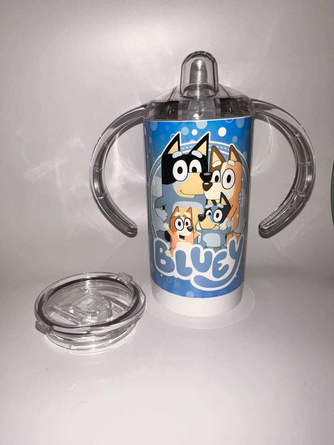 Bluey Sippy Cup Bluey Sippy Cup Babys Cup Drinkware Etsy