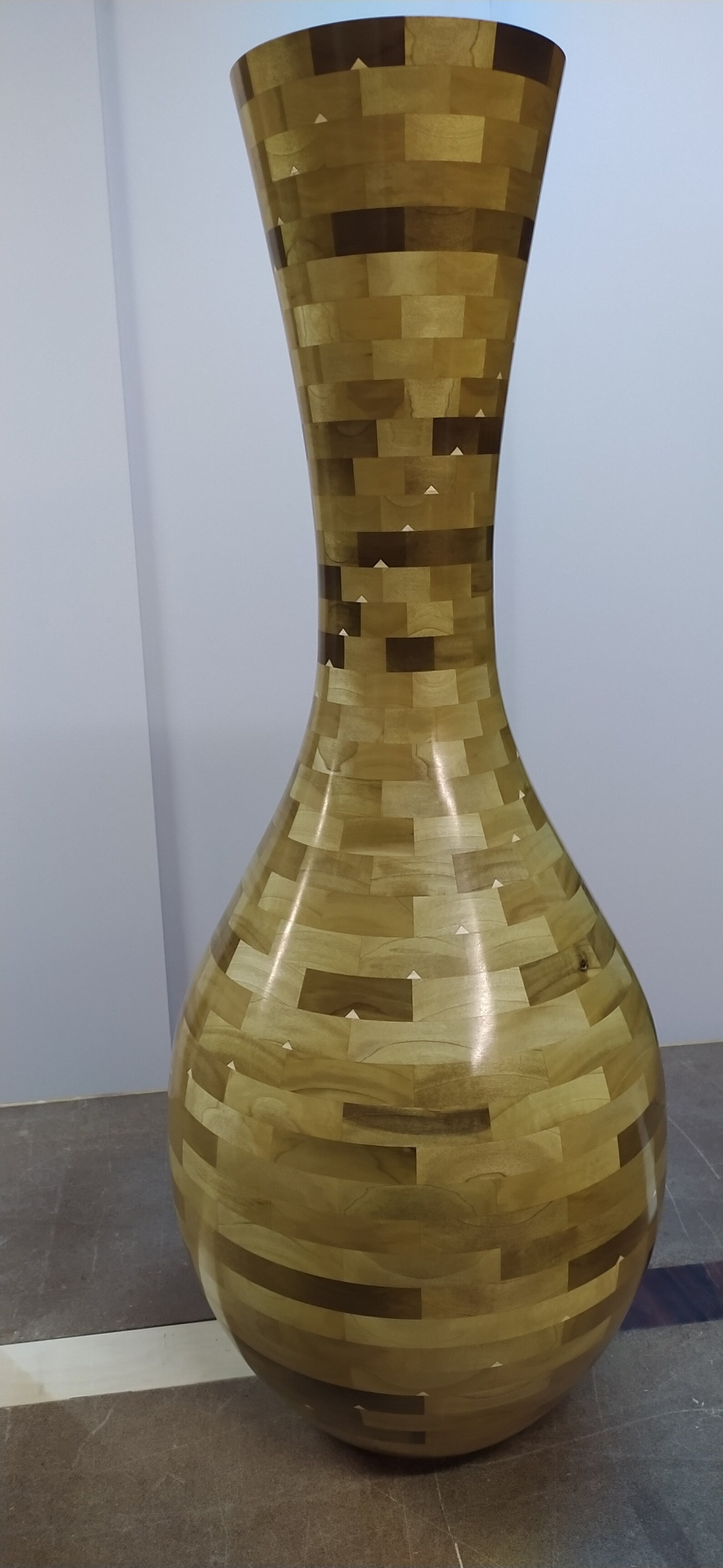 Segmented Woodturning Vase,floor Vase, Decorative Vase, Wooden Vase