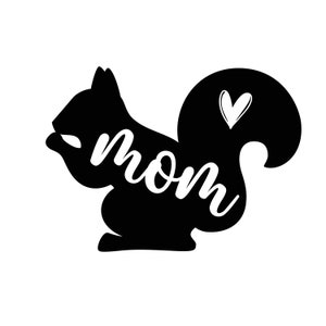 Mom Squirrel SVG