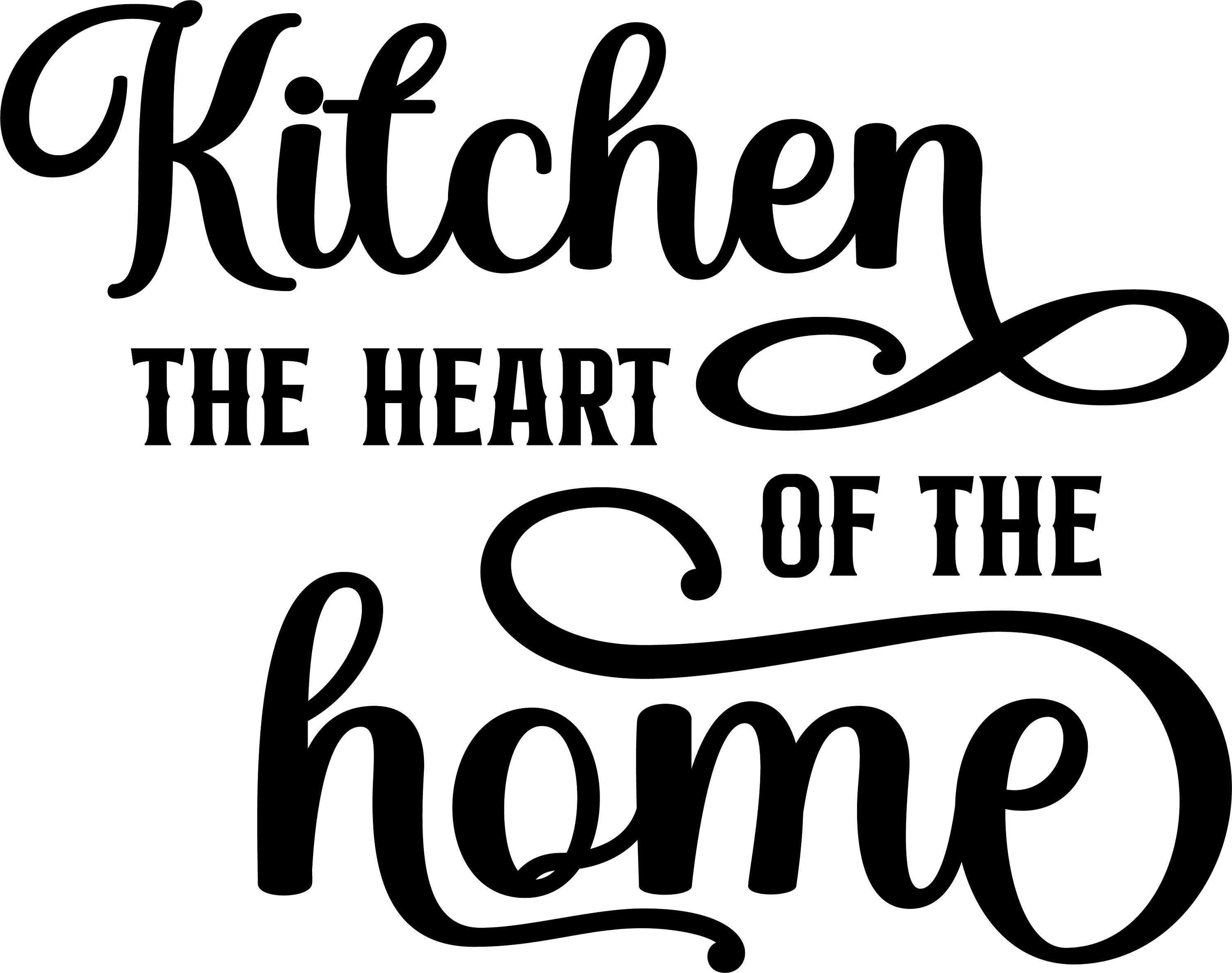 Kitchen the Heart of the Home SVG - Etsy