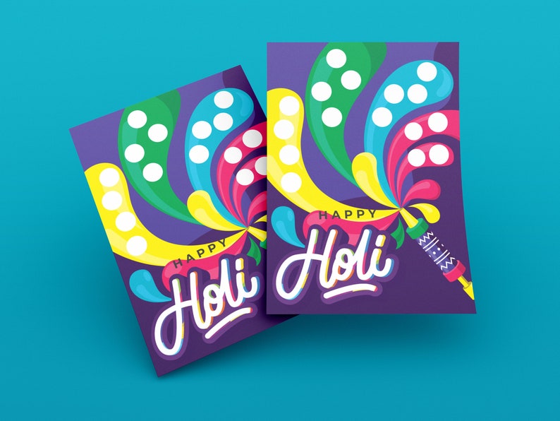 Holi Festival Tambola Housie Game Holi Activities for Kids & Family Fun