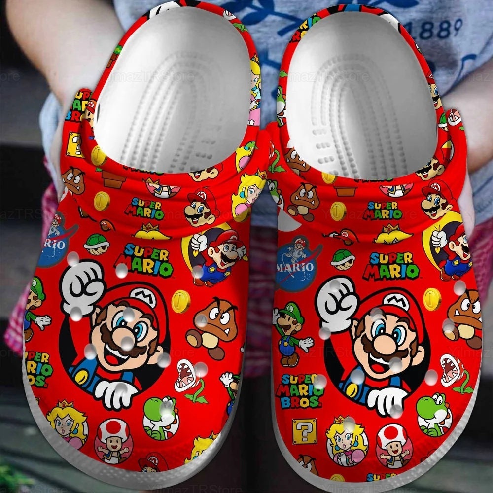 Super Mario Crocs - Etsy