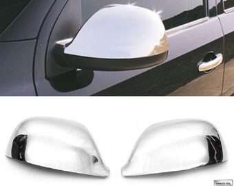 For VW AMAROK (2010-UP) Chrome Mirror Cover 2 pieces Stainless Steel