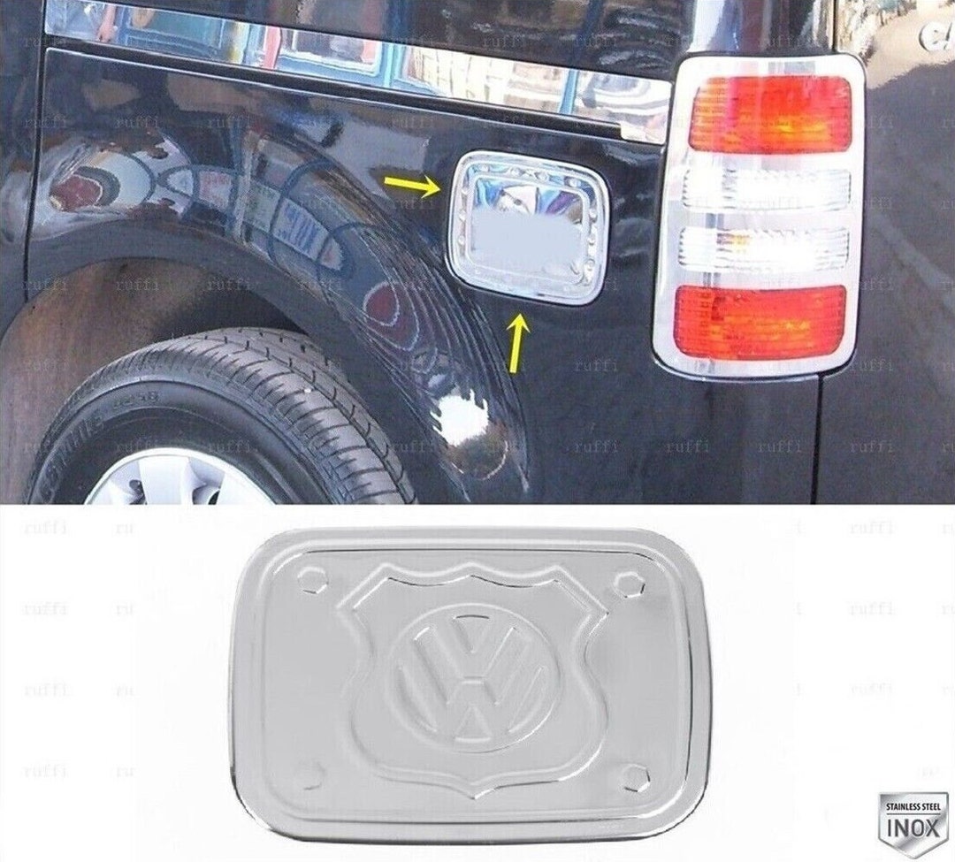 For VW Caddy III 20042015 Chrome Fuel Tank Flap Trim Cover Stainless