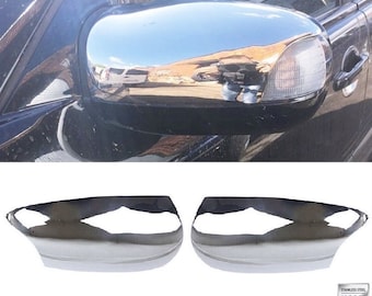 For Mercedes W210 S210 E class (1995-2002) Chrome Mirror Cover 2 pcs Stainless Steel