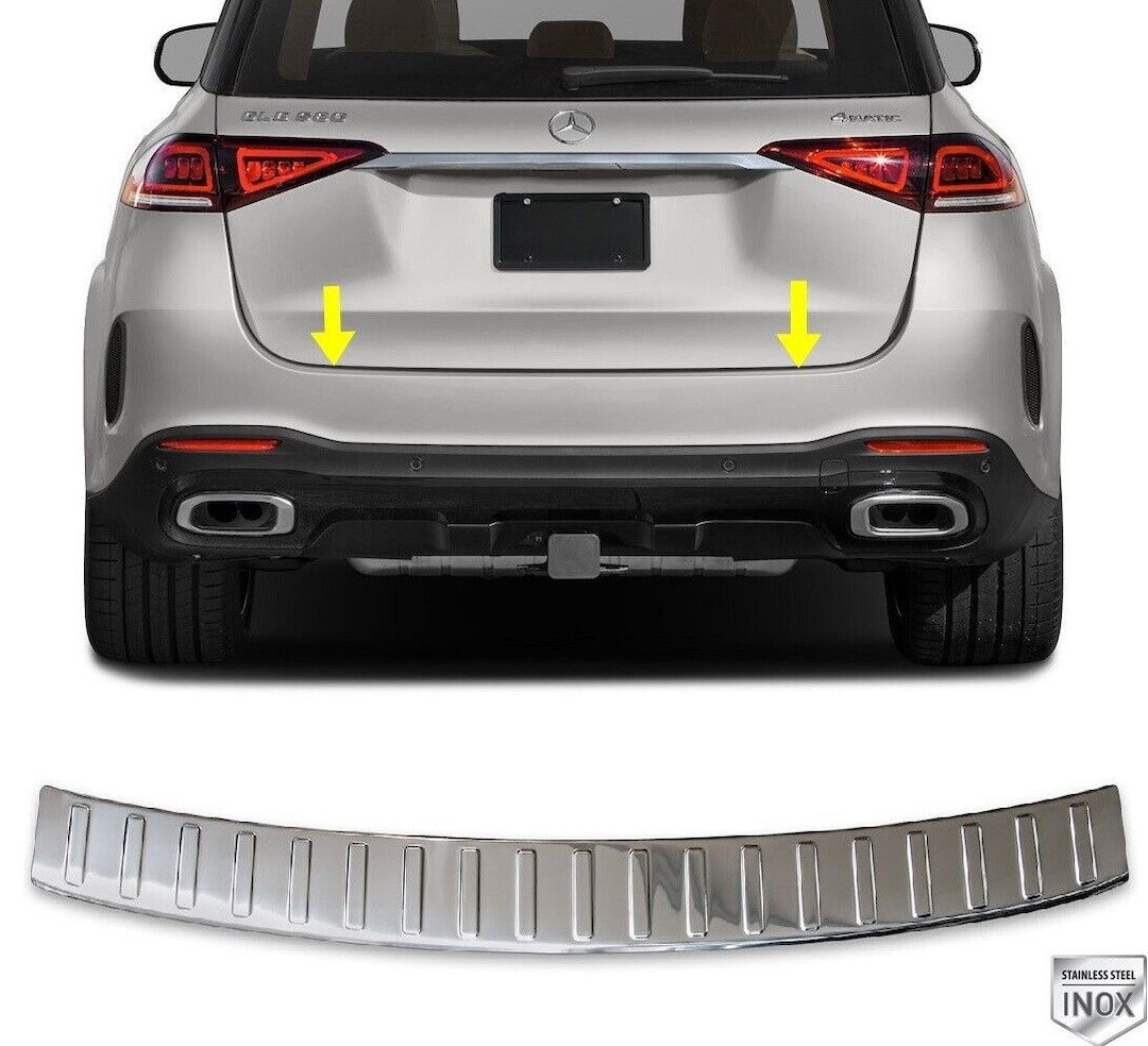 For Mercedes GLE V167 2020-UP Chrome Rear Bumper Protector GLOSSY ...