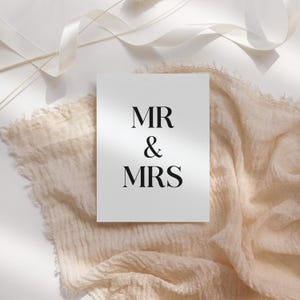 Hochzeitskarte, MR & MRS, Geschenk, Karte zur Hochzeit, Klappkarte, Verschenken