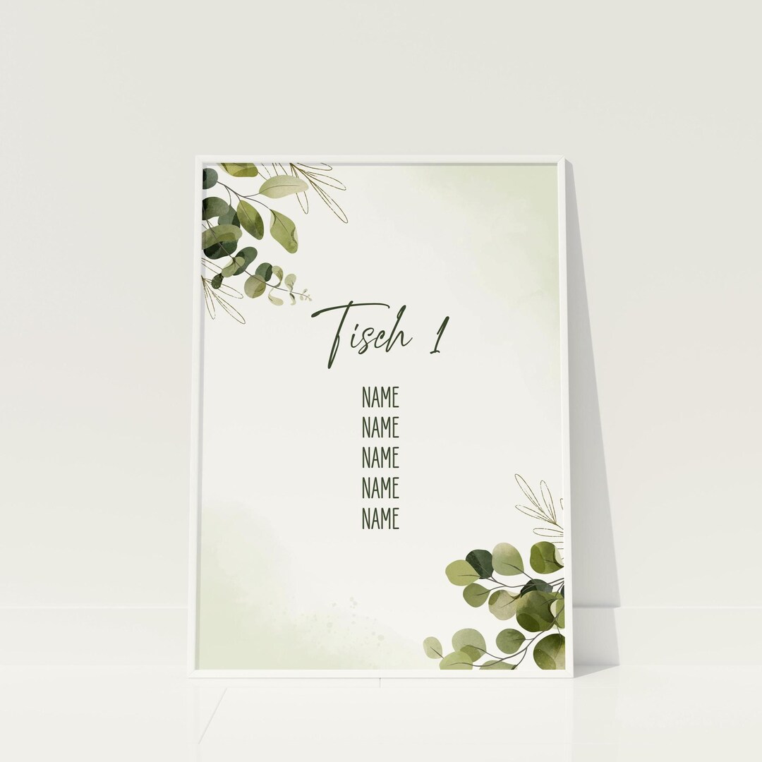Seating Plan, Table Plan, Seating Cards, Seating Arrangement, Sign ...