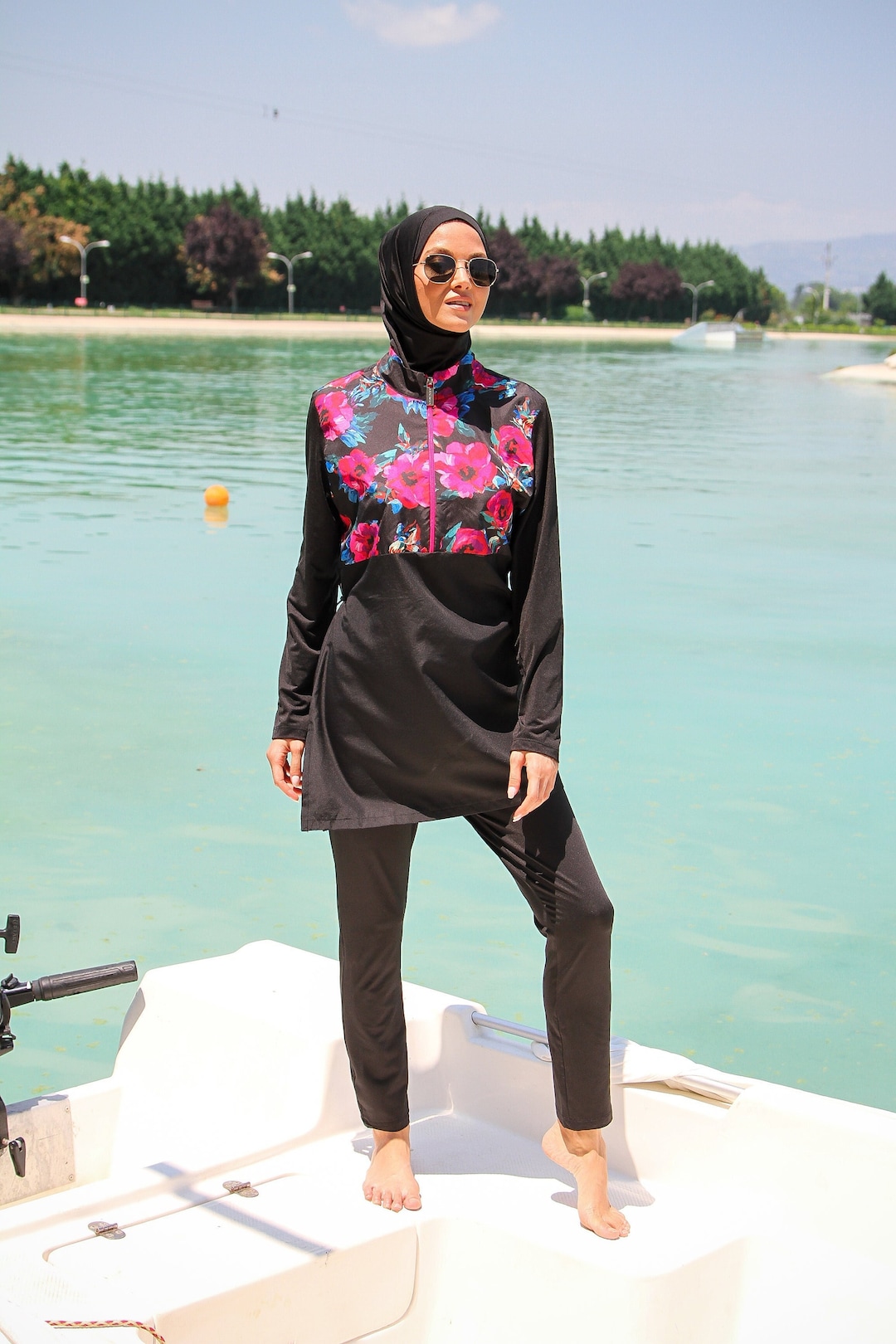 Burkini for Woman, Summer Dresses Women, Modest Swimwear, Parachute Fabric ,3  Piece, Long Sleeve,fully Covered,high Quality Islamic Swimsuit -  Canada
