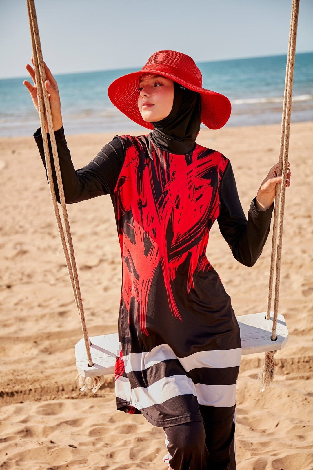 Burkini Modest Swimwear Hijab Swimsuit Summer Dresses Etsy