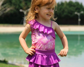 Marina Kids Purple Swimwear K2207