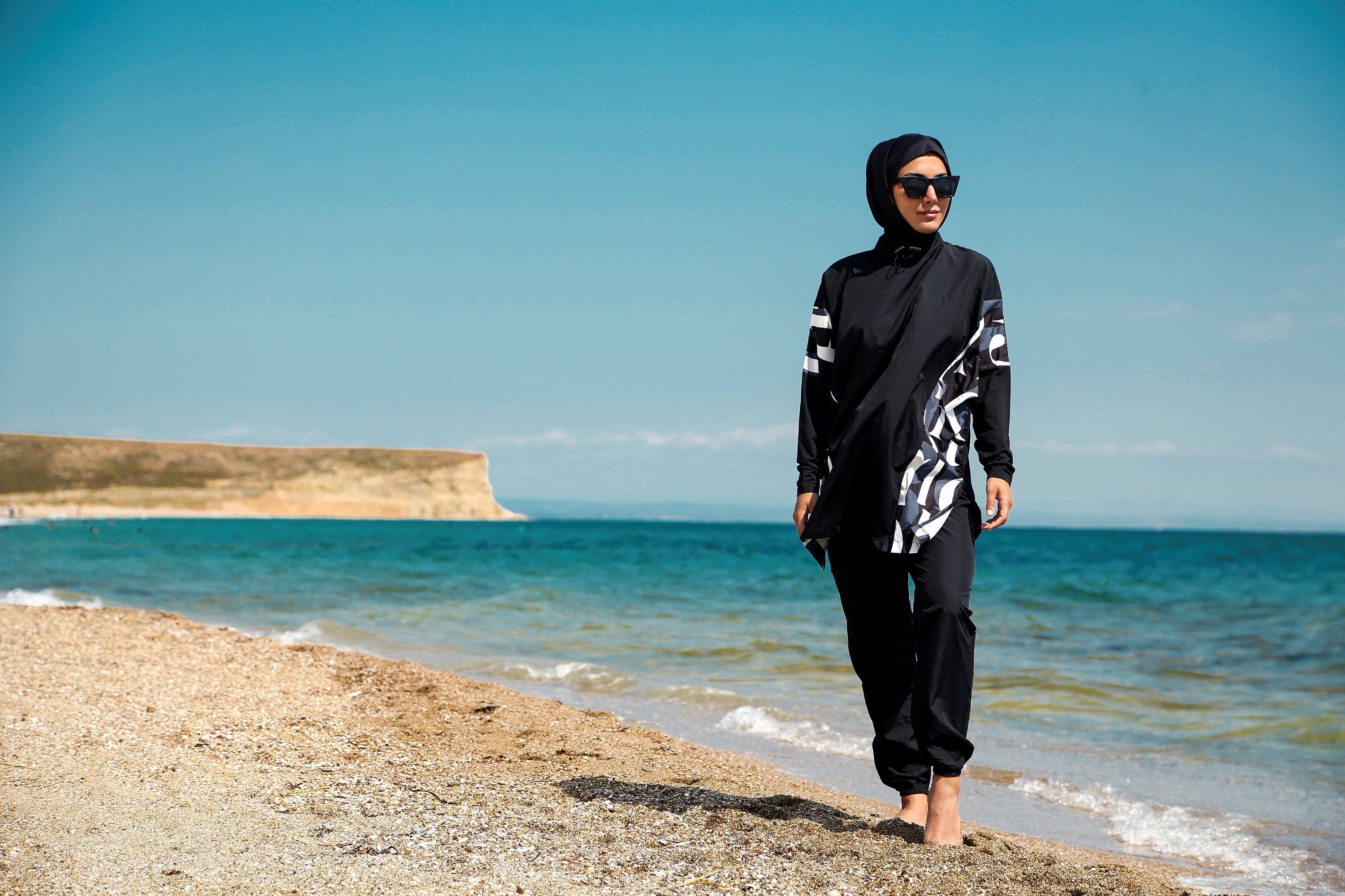 Modest Women's Swimming Muslim Swimwear Beach Wear Islamic