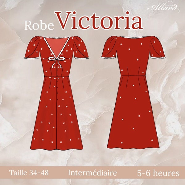 Patron de couture - ROBE VICTORIA