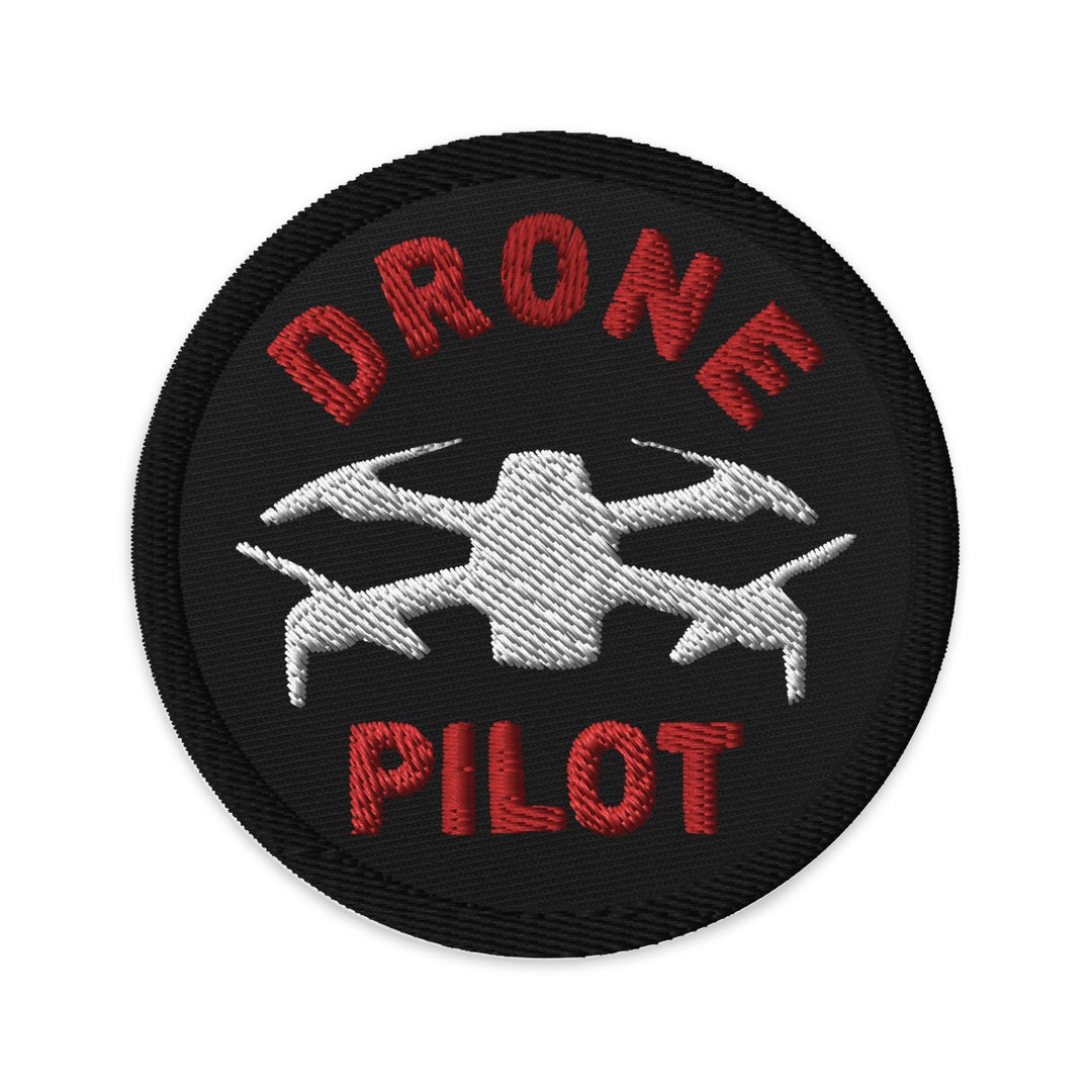 Drone Pilot Patch Embroidered Patches for Drone Pilots Etsy