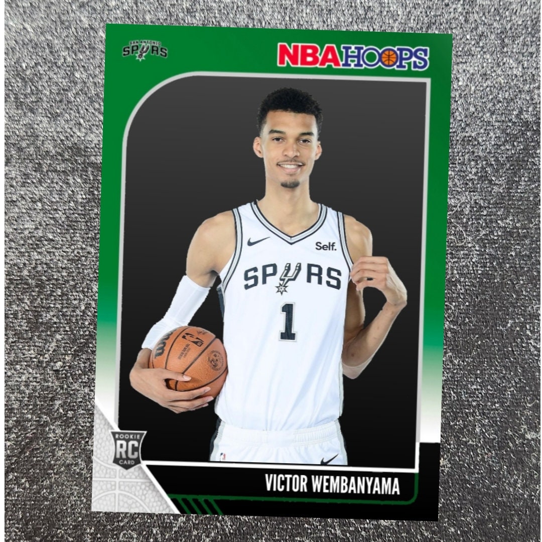 Victor Wembanyama NBA Hoops Rookie Card Spurs 202324 NBA Etsy