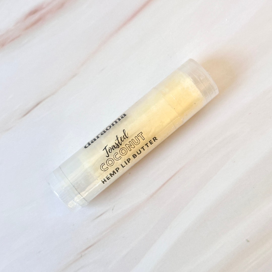 Coconut Creamy Sweet Handmade Lip Balm With Hempseed Oil Moisturise Dry