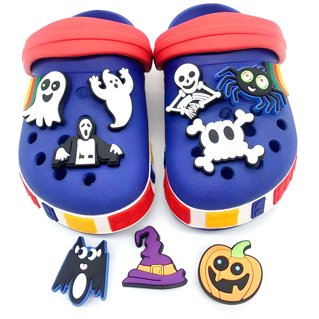 Halloween Charm Halloween Crocodile Jibbitz Bundle Cartoon Etsy