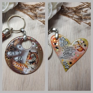 personalisierbarer Schlüsselanhänger, Geschenkanhänger, Taschenanhänger