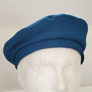 Scottish Tam O&#39;Shanter, Blue Highlander Tam, Scottish Bonnet, Men&#39;s Tam, Ladies Tam Hat, Brown Scottish Tam, Gift