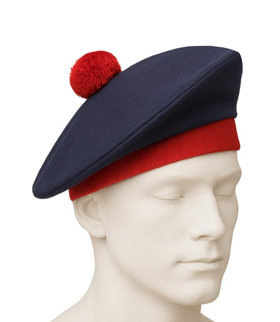 Highland Tam O' Shanter Hat | Traditional Scottish Tam Bonnet