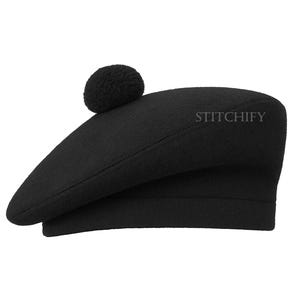 Green Highland Tam O'shanter Hat | Scottish Wool Tam, Scot's