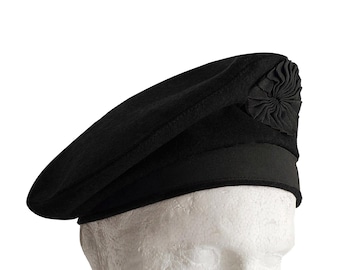 Irish Men&#39;s Hat Caubeen Beret Hat Black Caubeen Hat Irish Traditional Bonnet Floppy Hat Men&#39;s Old Hat Gift