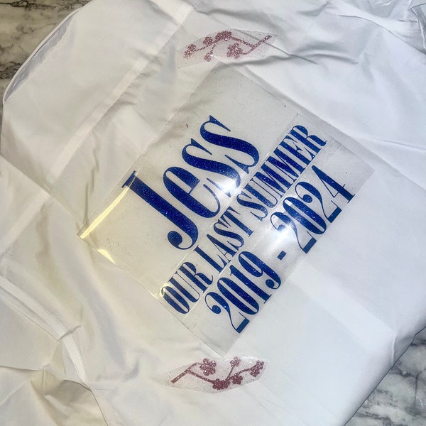 DIY Leavers Shirt Iron On Transfer | leavers 2024 | MAMMA MIA leavers shirts