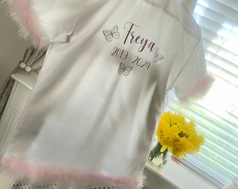 Personalised Leavers Day Shirts | School Leavers 2024 | Feather trim