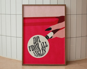Retro Billiards Art Print: Trendy Art Deco Bar Decor