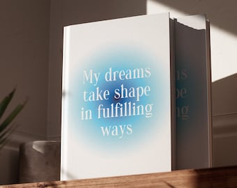 Personalized Affirmation Journal  |  Personal Mantra Notebook  |  Inspirational Stationary Pad
