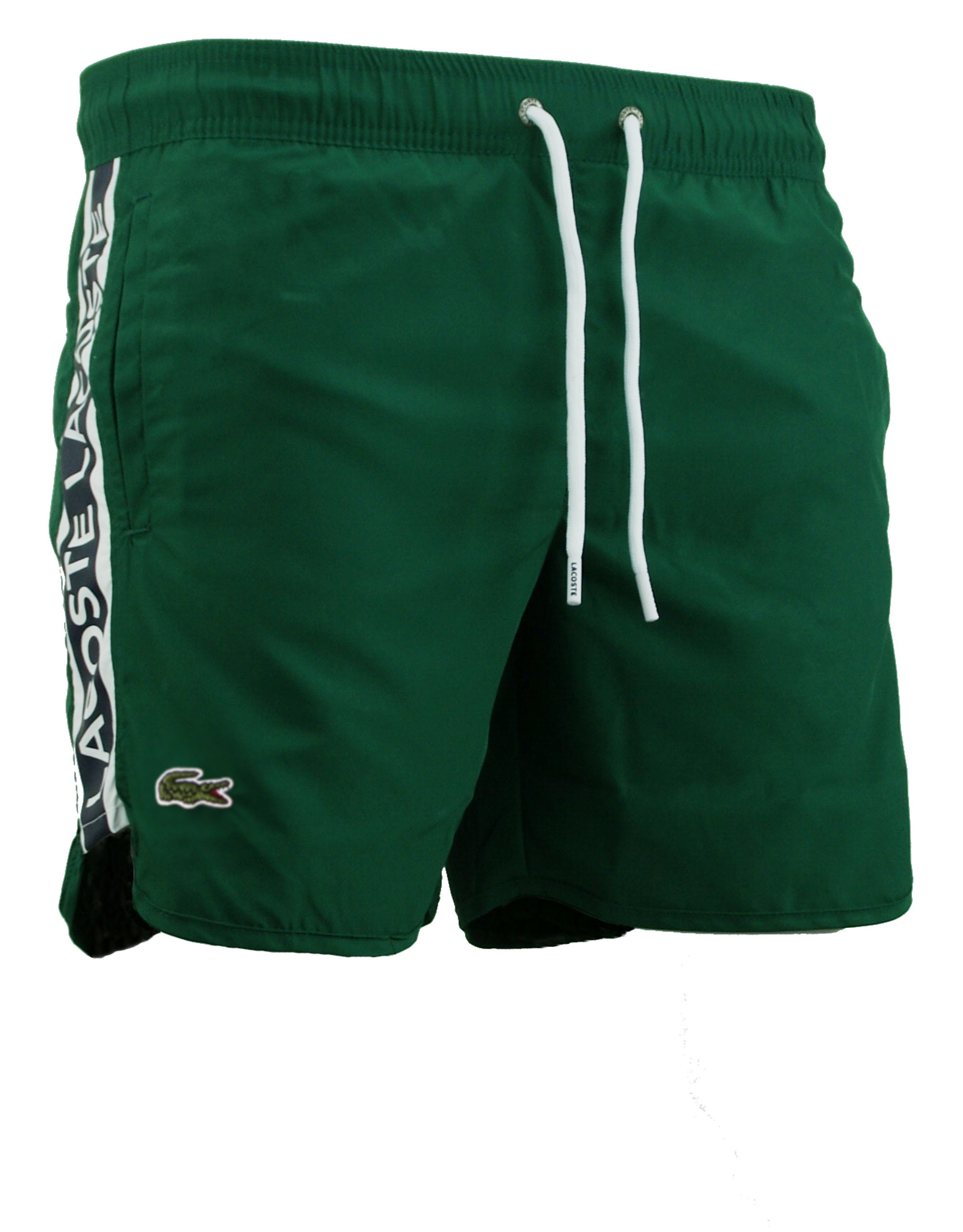 Lacoste swim shorts green cheap
