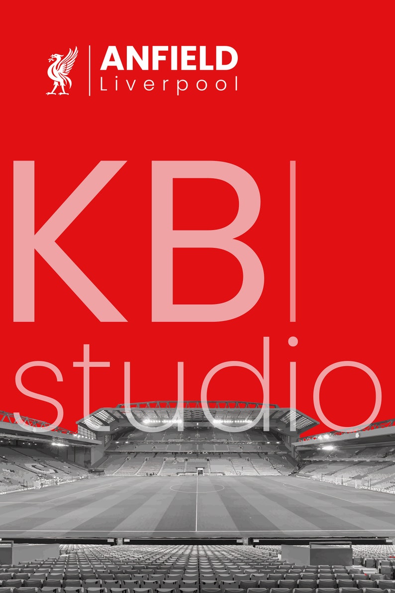 Liverpool FC Anfield Stadium Poster Football Wall Art Reds Memorabilia