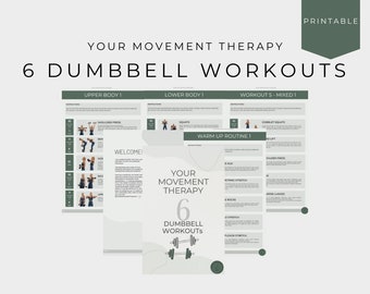 DUMBBELL WORKOUTS for beginners/intermediate at home