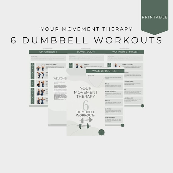 DUMBBELL WORKOUTS for Beginners intermediate at Home Summer 2025 Etsy