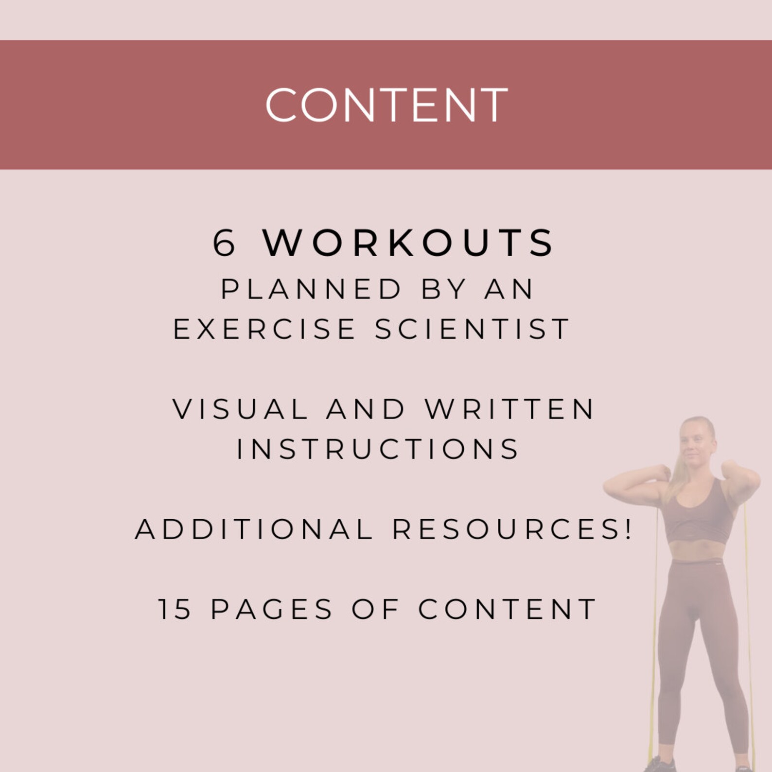 Resistance Band Workout Plan at Home for Beginners Etsy