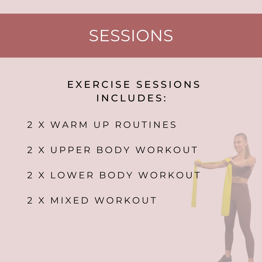 Base Exercise RESISTANCE BAND WORKOUT - Home-based Exercise Program for Beginners - 6 ...