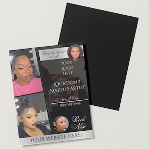 Instant download, Canva Printable, Makeup street flyer
