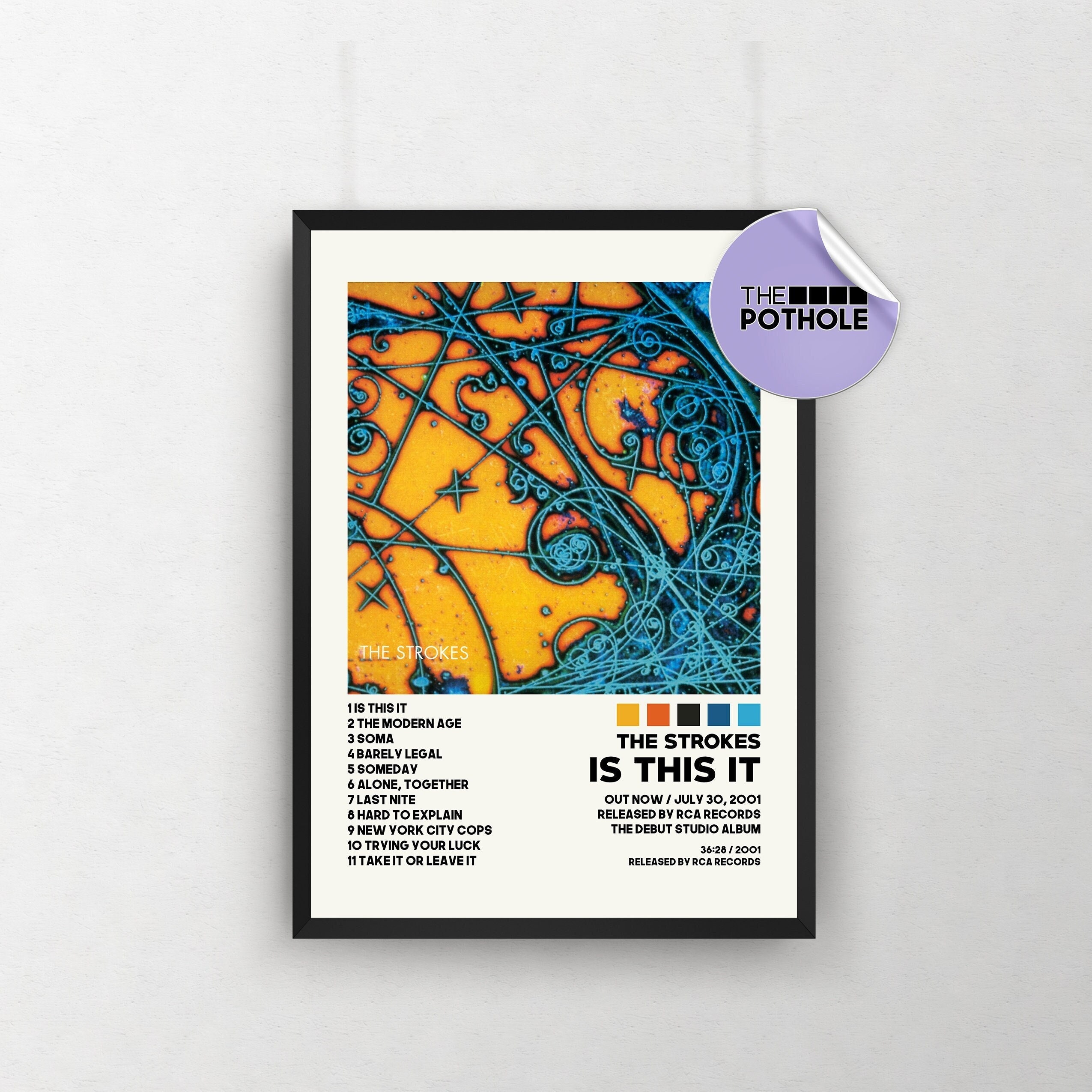 The Strokes Posters, Is Ths It Poster, The Strokes Is This It, Album