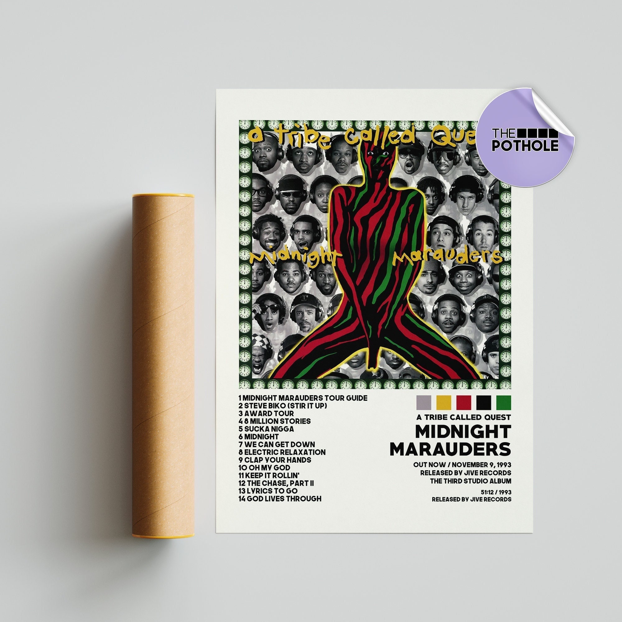 A Tribe Called Quest Posters / Midnight Marauders Poster / - Etsy
