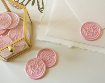 With Love Wax Seals, Self Adhesive Wedding Invitation Stickers